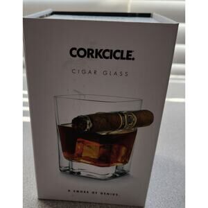 Corkcicle Cigar Glass The Gents Place Fort Worth TX Two Vice Device New In Box